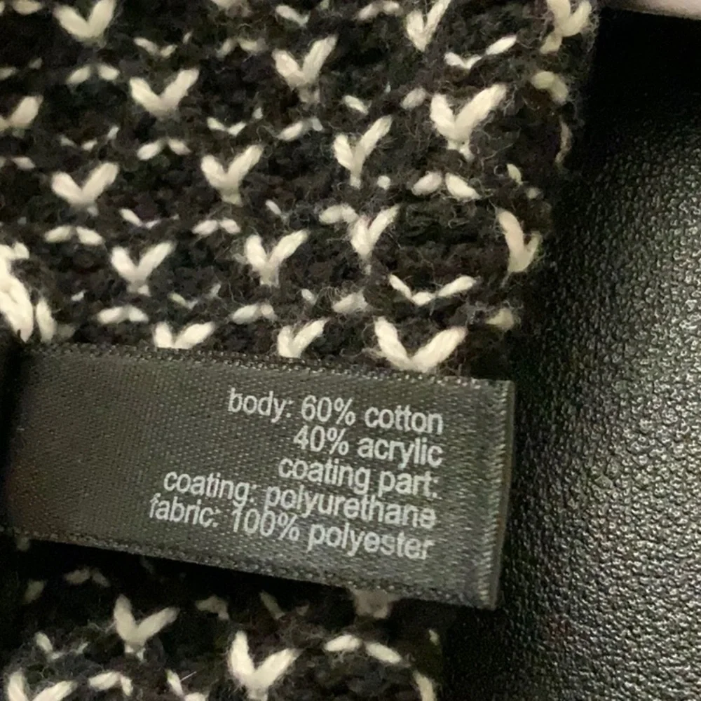 𝅺THE Limited black sweater jacket with faux leather details. Size S - Picture 7 of 7